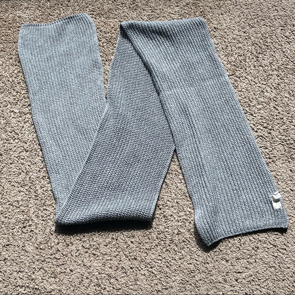 a new day grey scarf